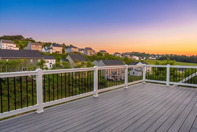Deck at sunset