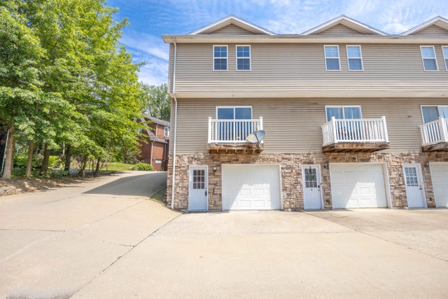 Townhouse exterior at 145 Beverly Ave